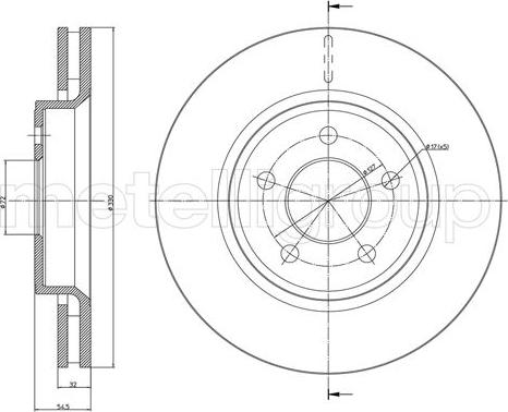 Cifam 800-1568C - Kočioni disk www.molydon.hr