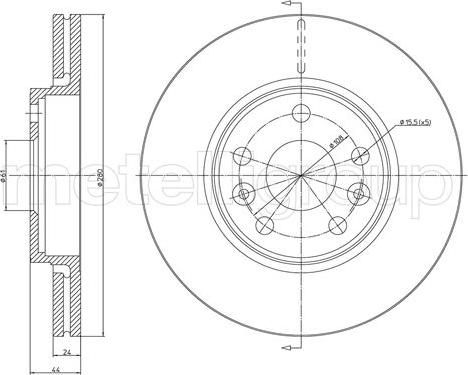 Cifam 800-1563C - Kočioni disk www.molydon.hr