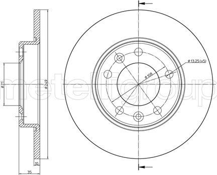 Cifam 800-1509C - Kočioni disk www.molydon.hr