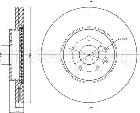 Cifam 800-1507C - Kočioni disk www.molydon.hr