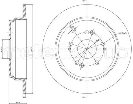 Protechnic PRD5432 - Kočioni disk www.molydon.hr