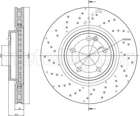 Open Parts BDR2704.20 - Kočioni disk www.molydon.hr