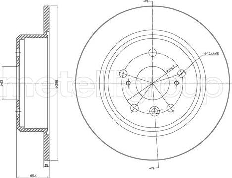 Cifam 800-1586C - Kočioni disk www.molydon.hr