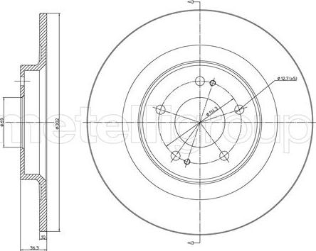 Cifam 800-1521C - Kočioni disk www.molydon.hr