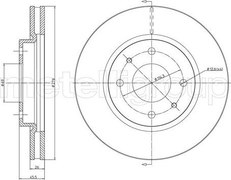 Cifam 800-1579C - Kočioni disk www.molydon.hr