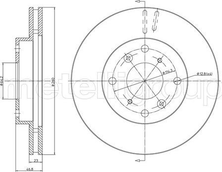 Cifam 800-1696C - Kočioni disk www.molydon.hr