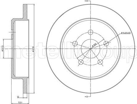 Remsa BDM61364.00 - Kočioni disk www.molydon.hr