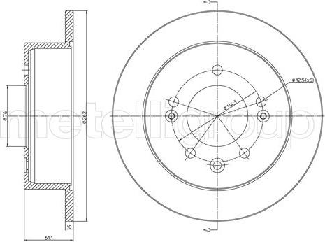 Cifam 800-1691C - Kočioni disk www.molydon.hr