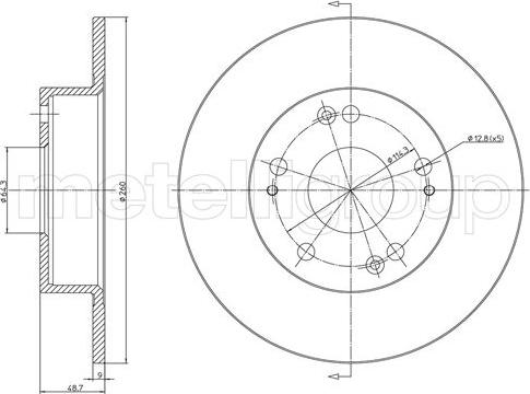 Cifam 800-1648C - Kočioni disk www.molydon.hr