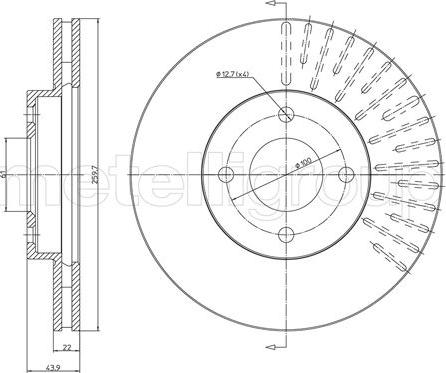 Cifam 800-1659C - Kočioni disk www.molydon.hr