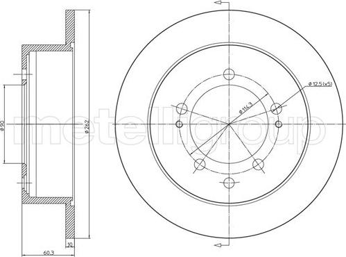 Cifam 800-1650C - Kočioni disk www.molydon.hr