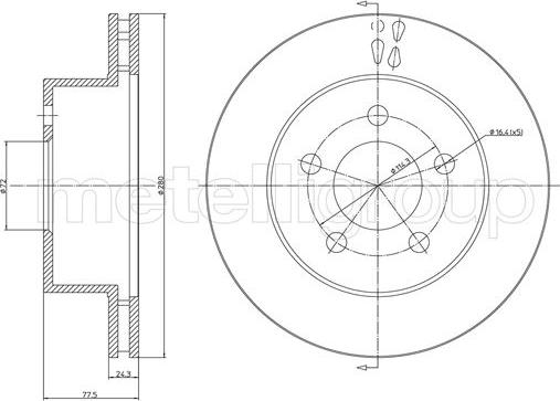 Cifam 800-1651C - Kočioni disk www.molydon.hr