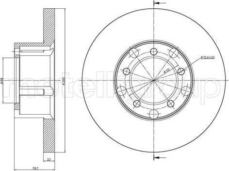 Cifam 800-1617 - Kočioni disk www.molydon.hr