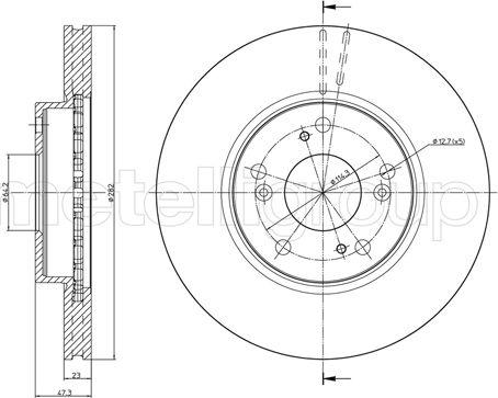 Cifam 800-1685C - Kočioni disk www.molydon.hr