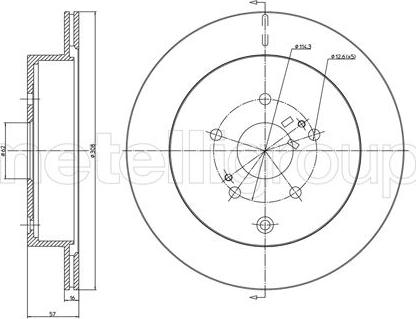 Cifam 800-1639C - Kočioni disk www.molydon.hr