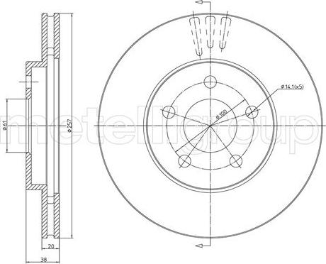 Cifam 800-1629C - Kočioni disk www.molydon.hr