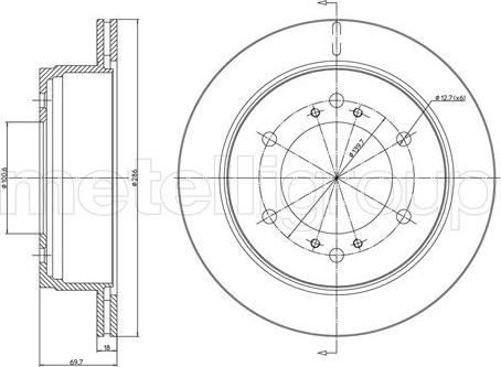 Cifam 800-1627C - Kočioni disk www.molydon.hr