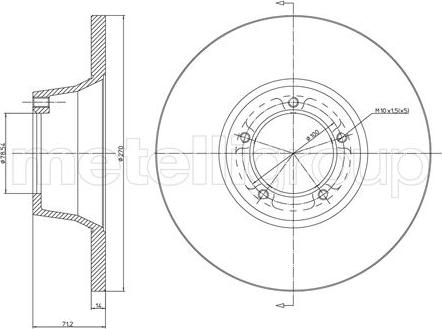 Cifam 800-162 - Kočioni disk www.molydon.hr