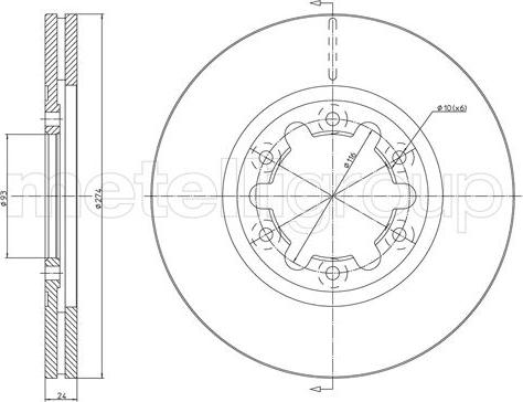 Cifam 800-1675C - Kočioni disk www.molydon.hr