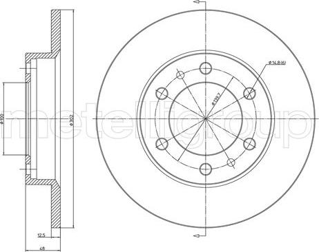 Cifam 800-1671C - Kočioni disk www.molydon.hr