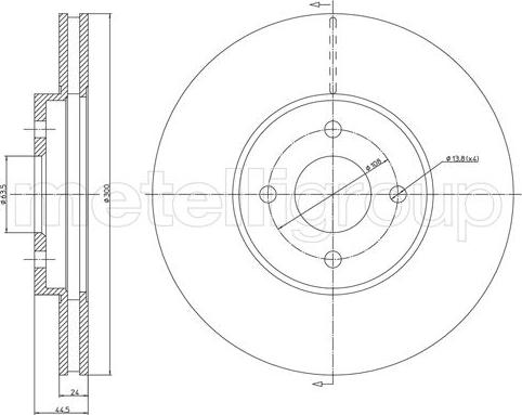 Cifam 800-1673C - Kočioni disk www.molydon.hr