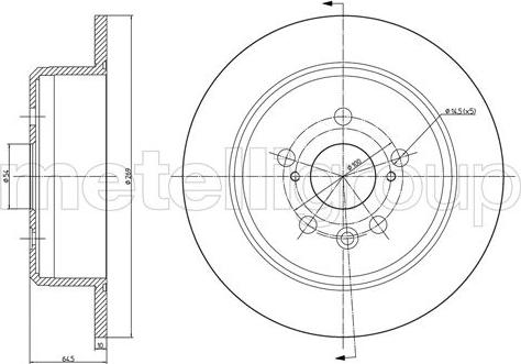 Cifam 800-1672C - Kočioni disk www.molydon.hr