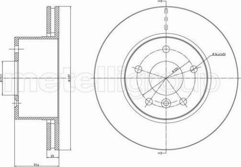 Cifam 800-1091C - Kočioni disk www.molydon.hr