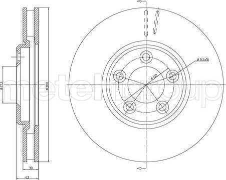 Cifam 800-1097C - Kočioni disk www.molydon.hr