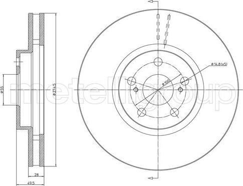 Cifam 800-1059C - Kočioni disk www.molydon.hr