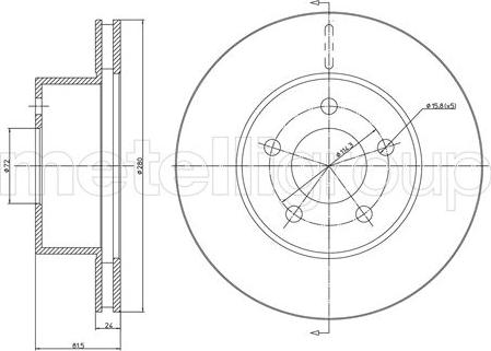 Cifam 800-1051C - Kočioni disk www.molydon.hr