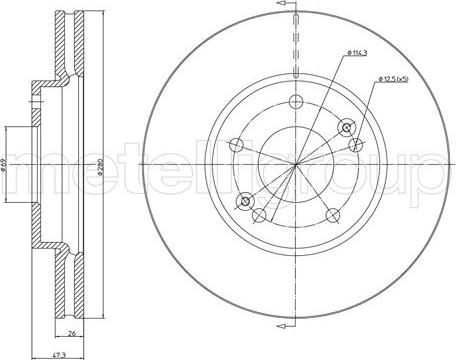 Cifam 800-1053C - Kočioni disk www.molydon.hr