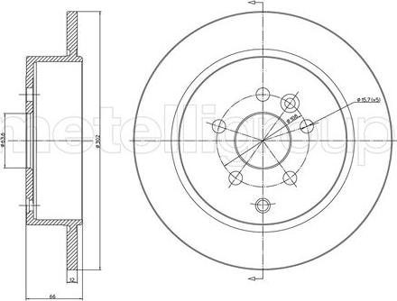 Cifam 800-1052C - Kočioni disk www.molydon.hr