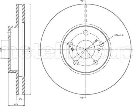 Cifam 800-1057C - Kočioni disk www.molydon.hr