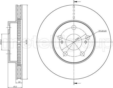 Cifam 800-1062C - Kočioni disk www.molydon.hr