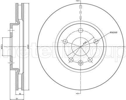 Cifam 800-1005C - Kočioni disk www.molydon.hr