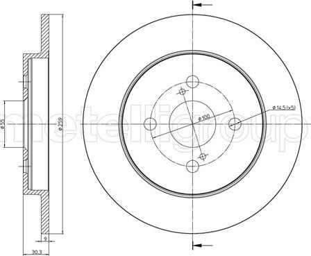 Cifam 800-1013C - Kočioni disk www.molydon.hr