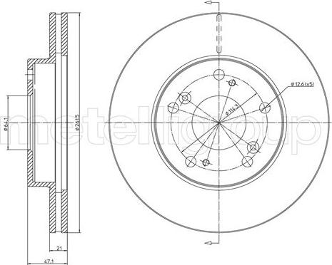 Cifam 800-1082C - Kočioni disk www.molydon.hr