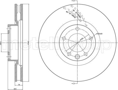 Cifam 800-1087C - Kočioni disk www.molydon.hr