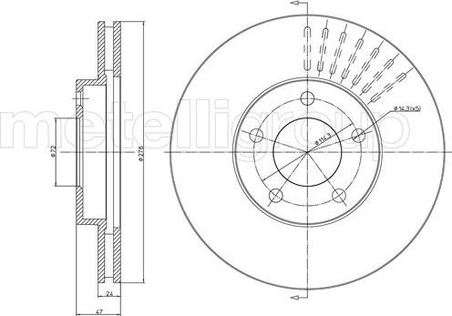 Cifam 800-1036C - Kočioni disk www.molydon.hr