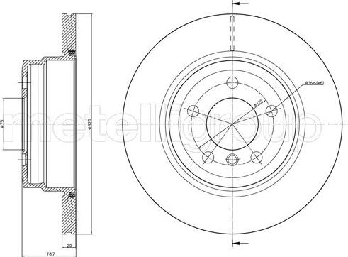 Cifam 800-1025C - Kočioni disk www.molydon.hr