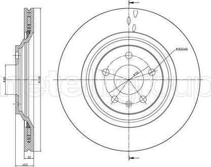 Cifam 800-1020C - Kočioni disk www.molydon.hr