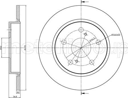 Cifam 800-1022C - Kočioni disk www.molydon.hr