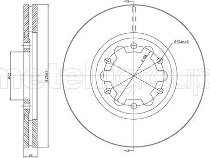 Cifam 800-1190 - Kočioni disk www.molydon.hr