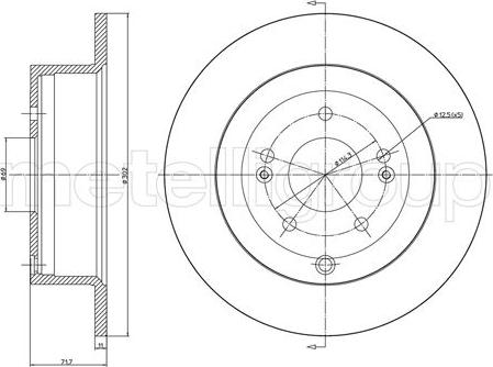 Cifam 800-1143C - Kočioni disk www.molydon.hr