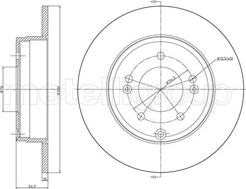 Cifam 800-1161C - Kočioni disk www.molydon.hr