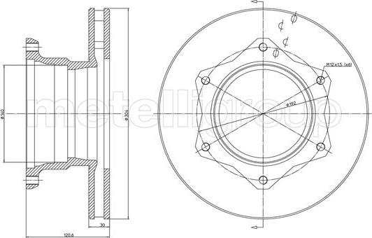 Cifam 800-1105 - Kočioni disk www.molydon.hr