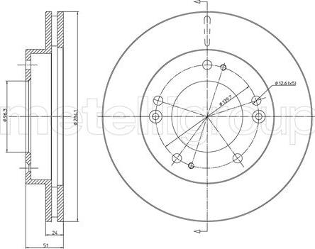 Cifam 800-1101C - Kočioni disk www.molydon.hr