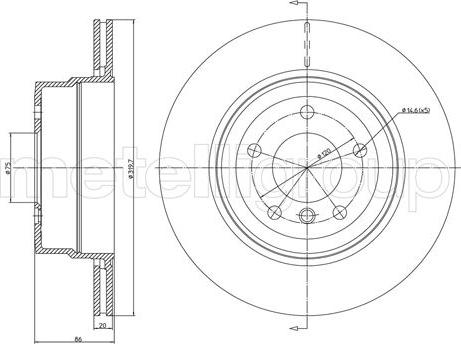 Cifam 800-1115C - Kočioni disk www.molydon.hr