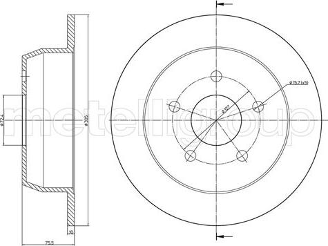 Cifam 800-1116C - Kočioni disk www.molydon.hr