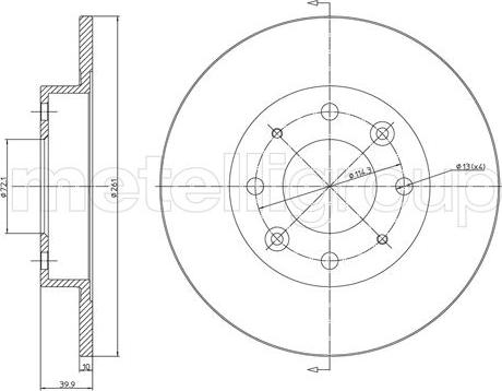 Cifam 800-1111C - Kočioni disk www.molydon.hr